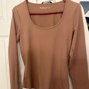 Abercrombie and Fitch Bodysuit. Size Medium. Soft A&F collection. Nude brown.